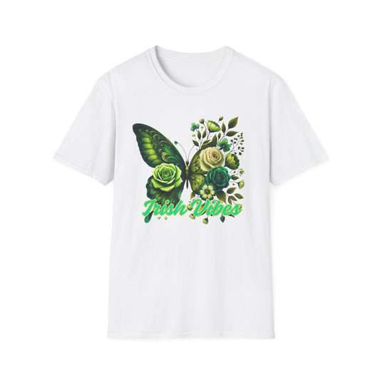 Fresh Vibes Butterfly Floral Unisex Softstyle T-Shirt