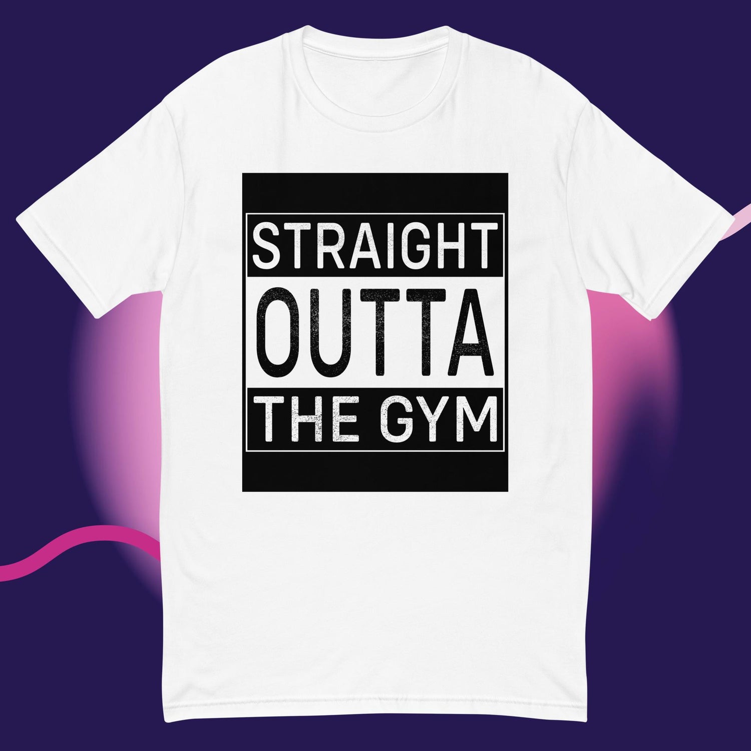 Sparkle-kiss-creations-straight-out-of-the-gym-t-shirt-white