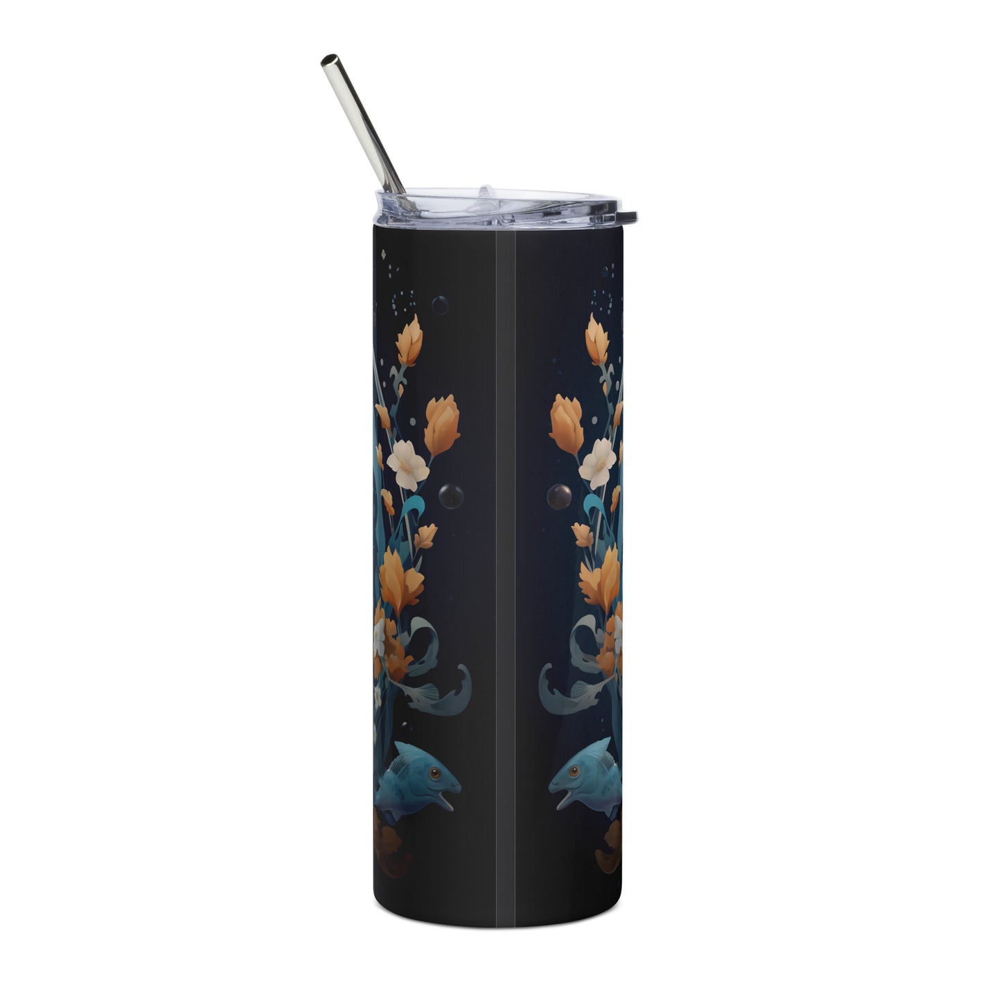 Pretty Aquarius Stainless steel tumbler