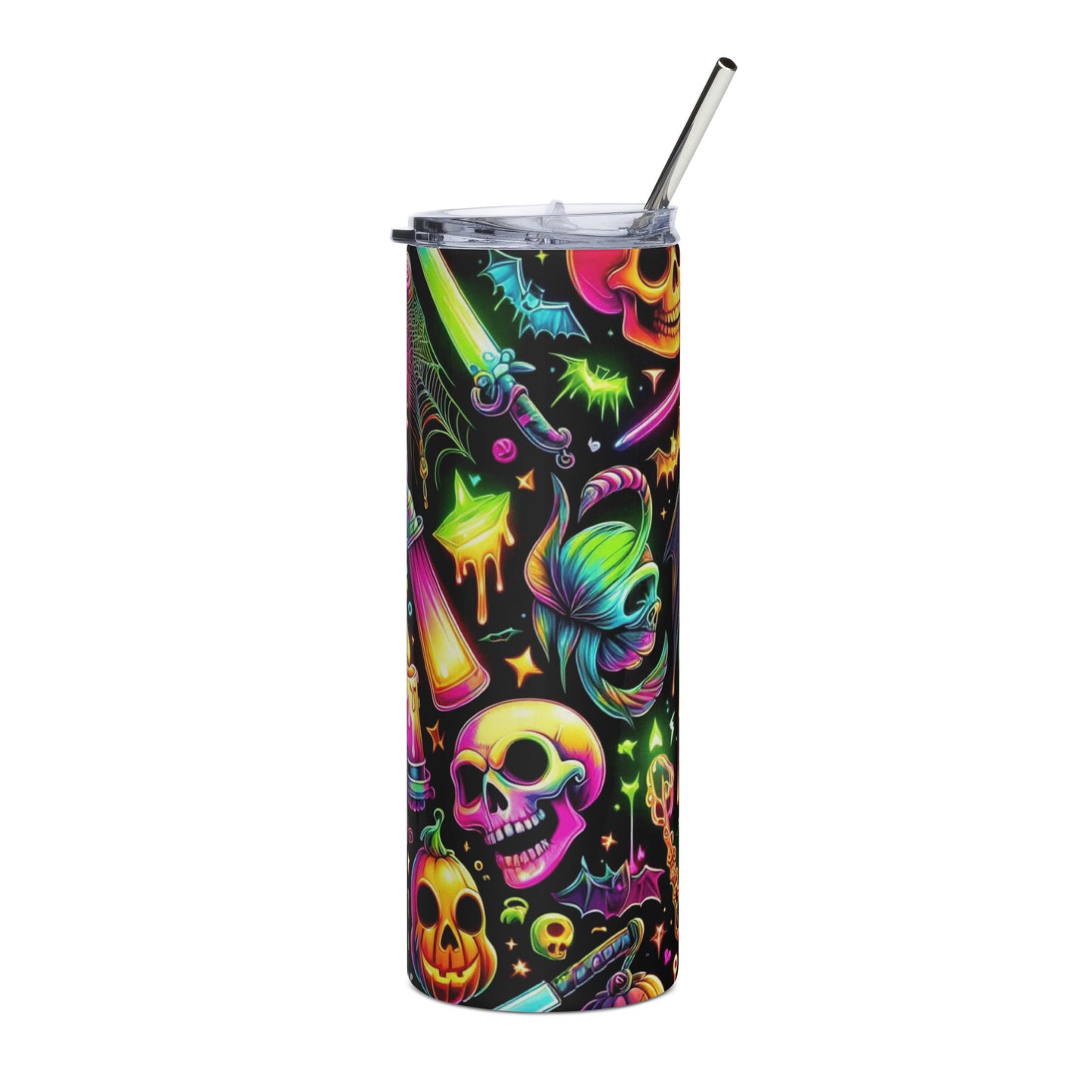 Bright HalloweenStainless steel tumbler