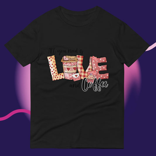 Sparkle-kiss-creations-all-you-need-is-love-coffee-t-shirt-black