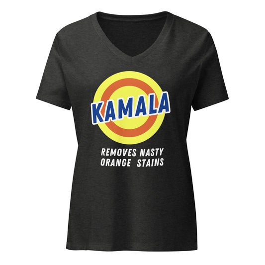 Kamala- Removes Nasty Orange Stains relaxed V-neck T-shirt