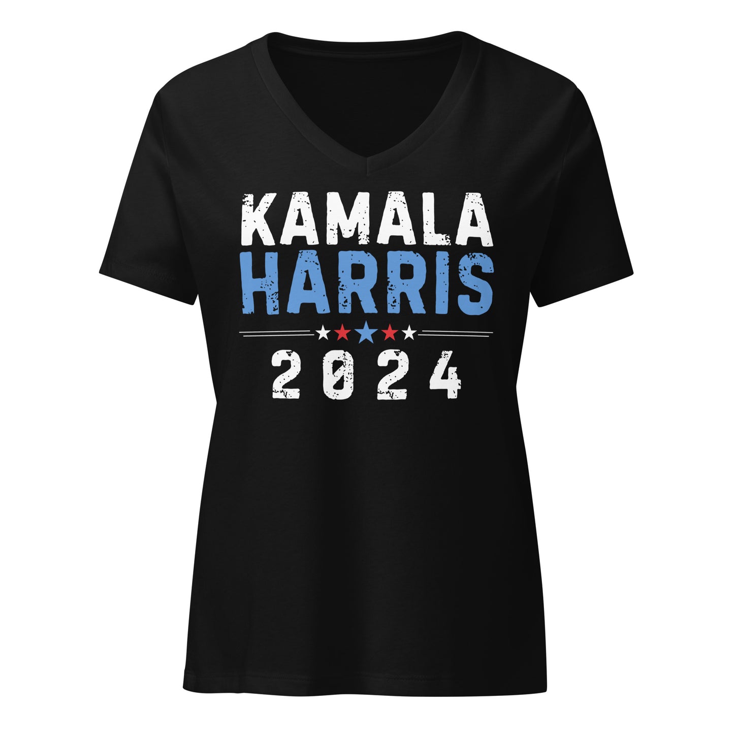 Kamala Harris 2024-Women’s relaxed v-neck t-shirt