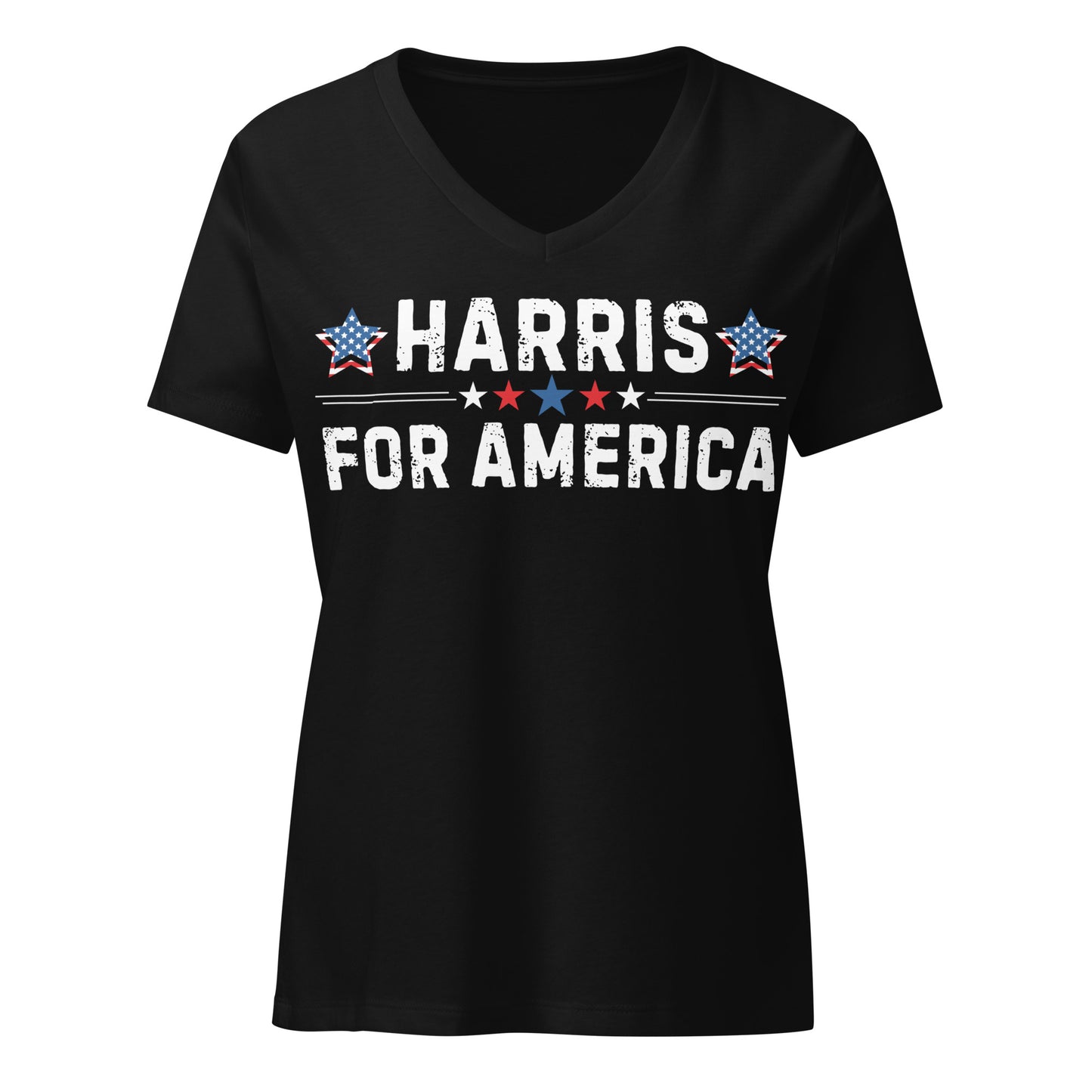 Harris for America Women’s relaxed v-neck t-shirt