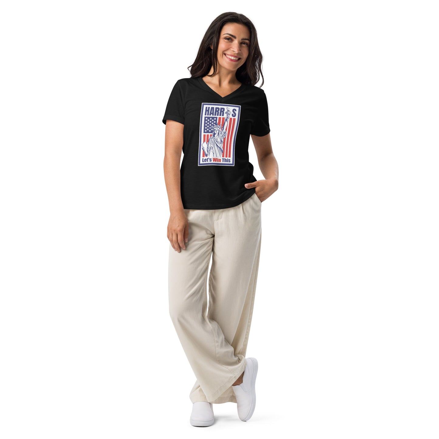 Kamala Women’s relaxed v-neck t-shirt