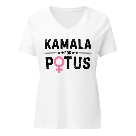 Kamala for POTUS Women’s relaxed v-neck t-shirt