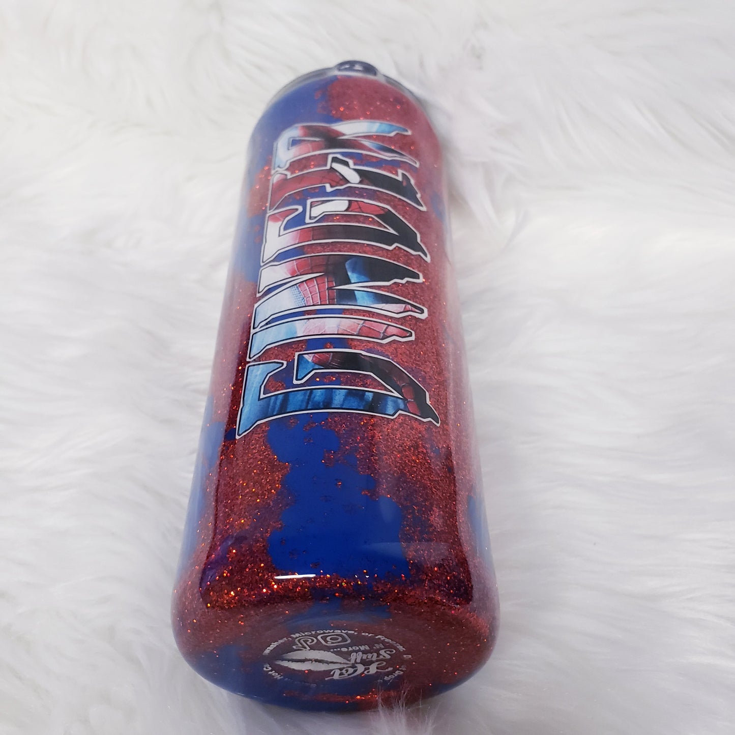 Red & Blue Powerwash Glitter Tumbler
