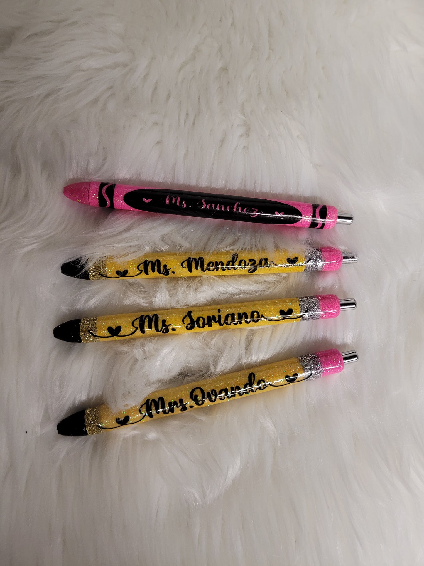 Customized Glitter Pens