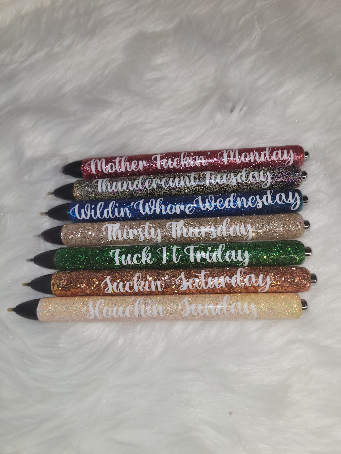 Weekday Cuss Pens Inkjoy Glitter Pens