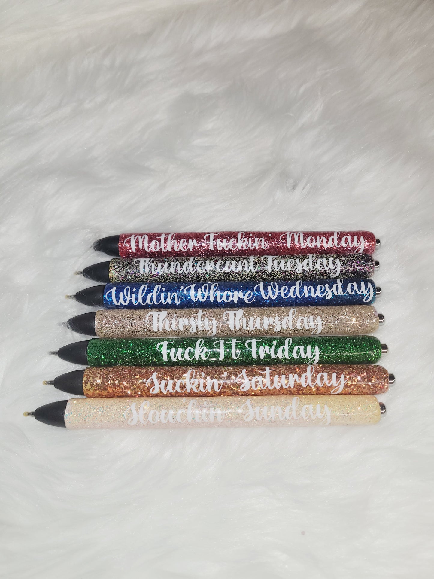Weekday Cuss Pens Inkjoy Glitter Pens