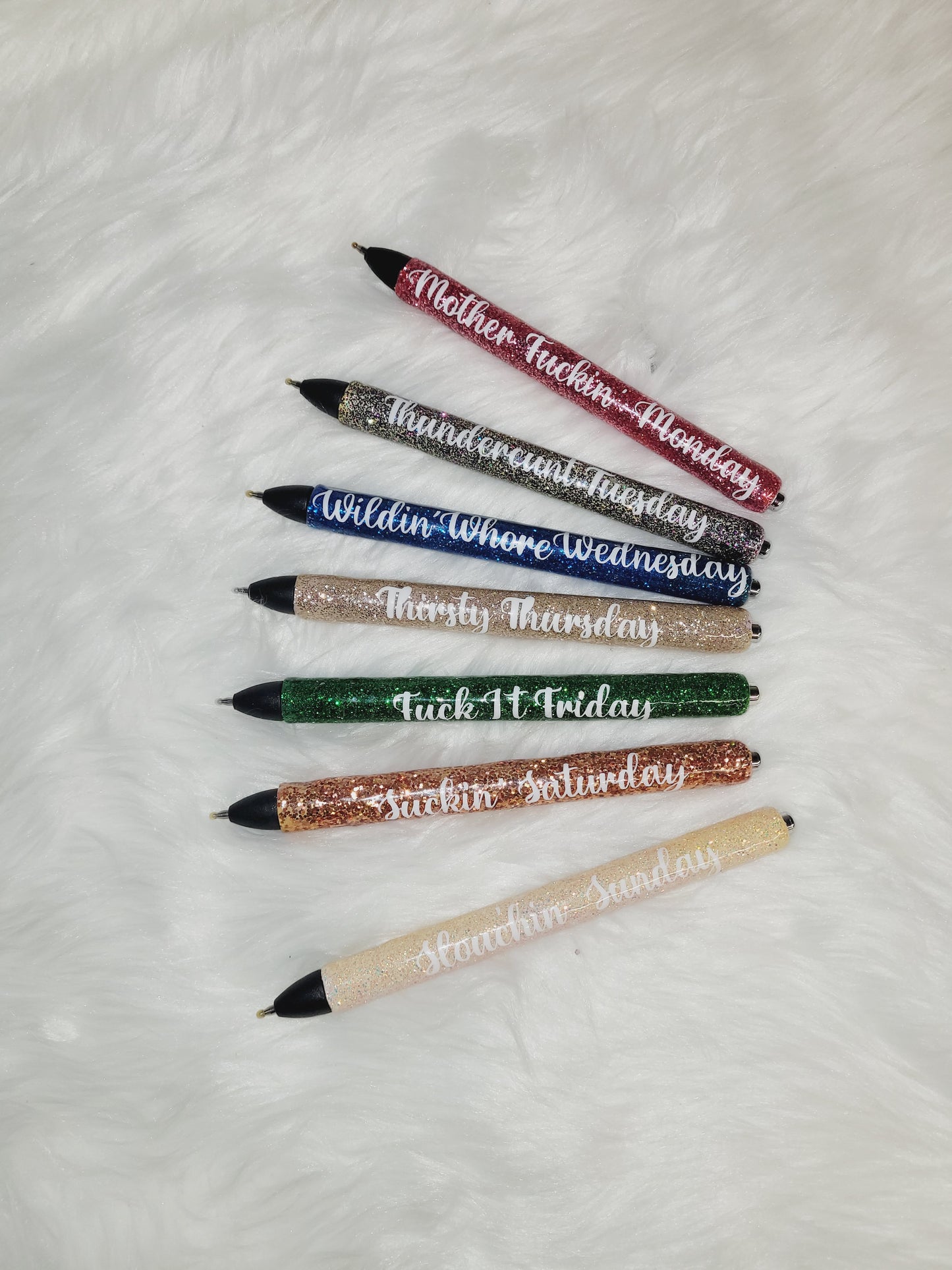 Weekday Cuss Pens Inkjoy Glitter Pens