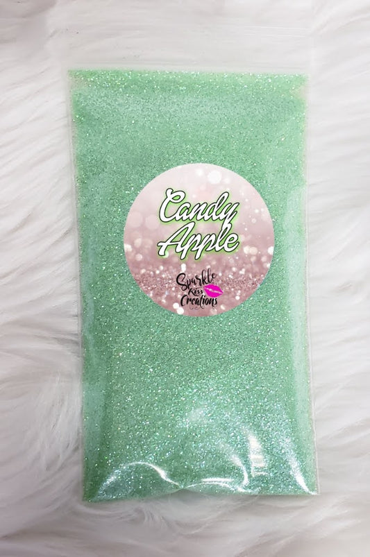 Candy Apple Green-Sparkle Kiss Creations Glitz Glitter